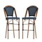 Flash Furniture NavyWhite PE Rattan Stacking Paris Stools, 2PK 2-SDA-AD642001-BS-NVYWH-NAT-GG - alternate 3